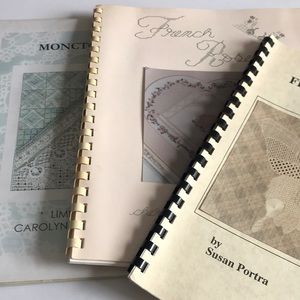 Vintage Needlework Embroidery Booklets Collection of 3